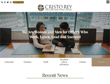 Tablet Screenshot of cristoreysanjose.org